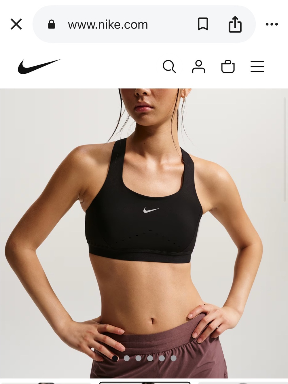 Nike Black Swift Bra NWT - Medium